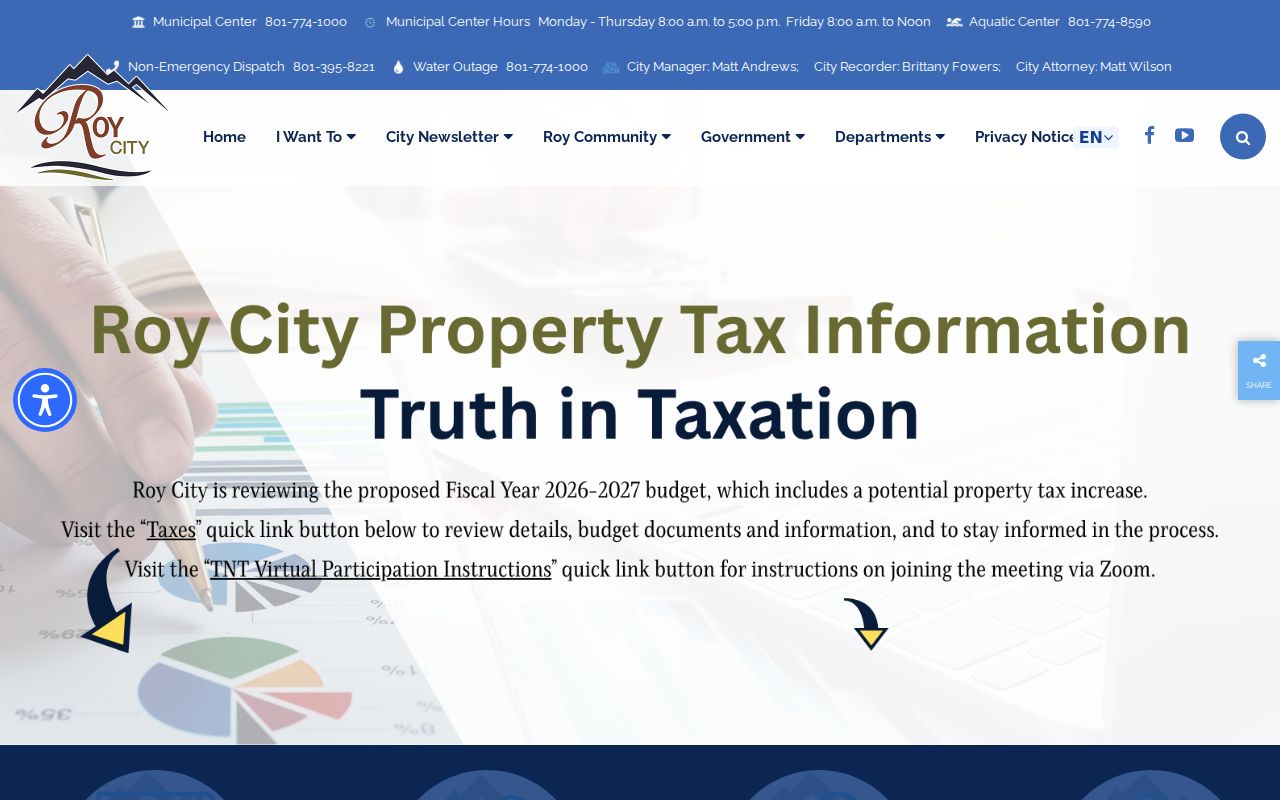 Roy warrant records, official Roy City information about the consolidated court