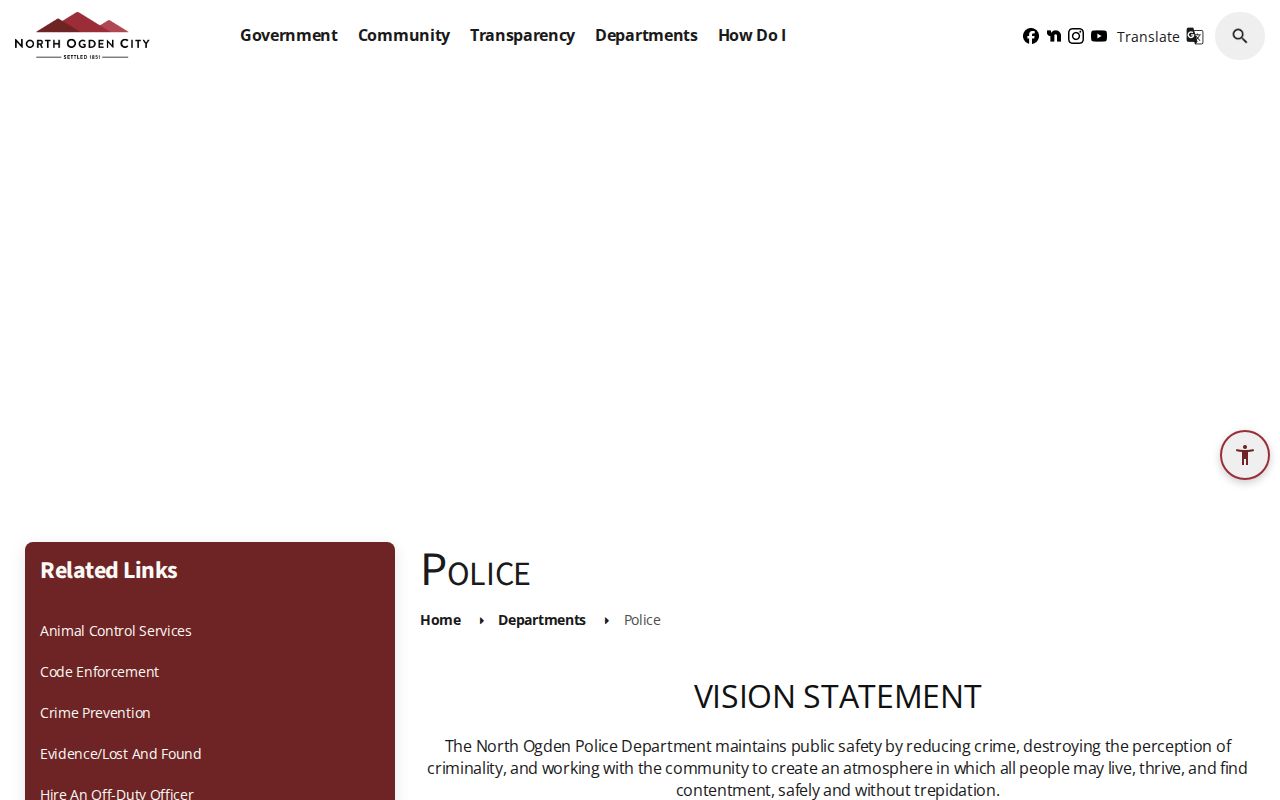 North Ogden warrant records, official city and court routing information