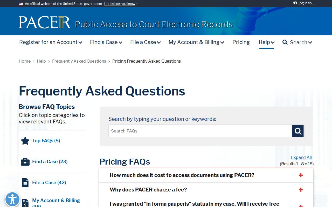Weber County arrest warrant guide, official federal PACER access and fees